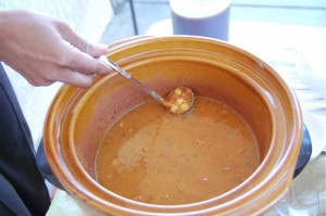 Creamy spicy pumpkin soup