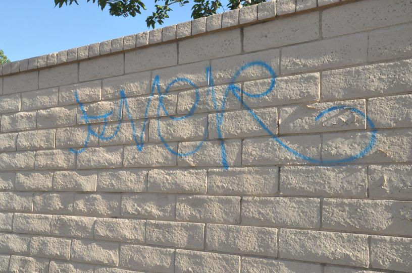 There was a large case in 2012 in which two individuals were caught having done over 300 acts of graffiti in Palmdale. City officials are asking residents to call 94-PRIDE (947-7433) to report graffiti, crime, maintenance issues and other concerns.