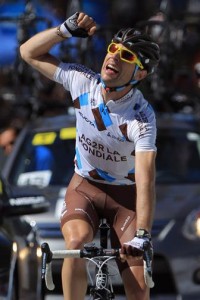 Sylvain George was the winner of Stage 6 in the 2012 Amgen Tour of California which started in Palmdale.