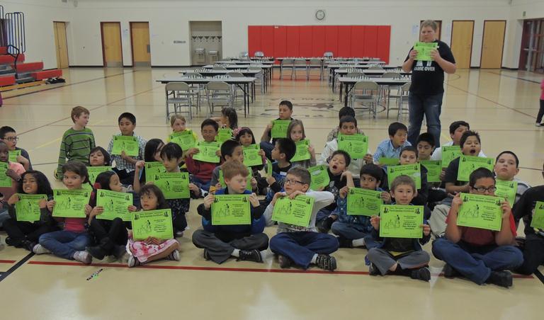 Every participant in the February 2 Chess Tournament at Palmdale Learning Plaza received a Participation Certificate.