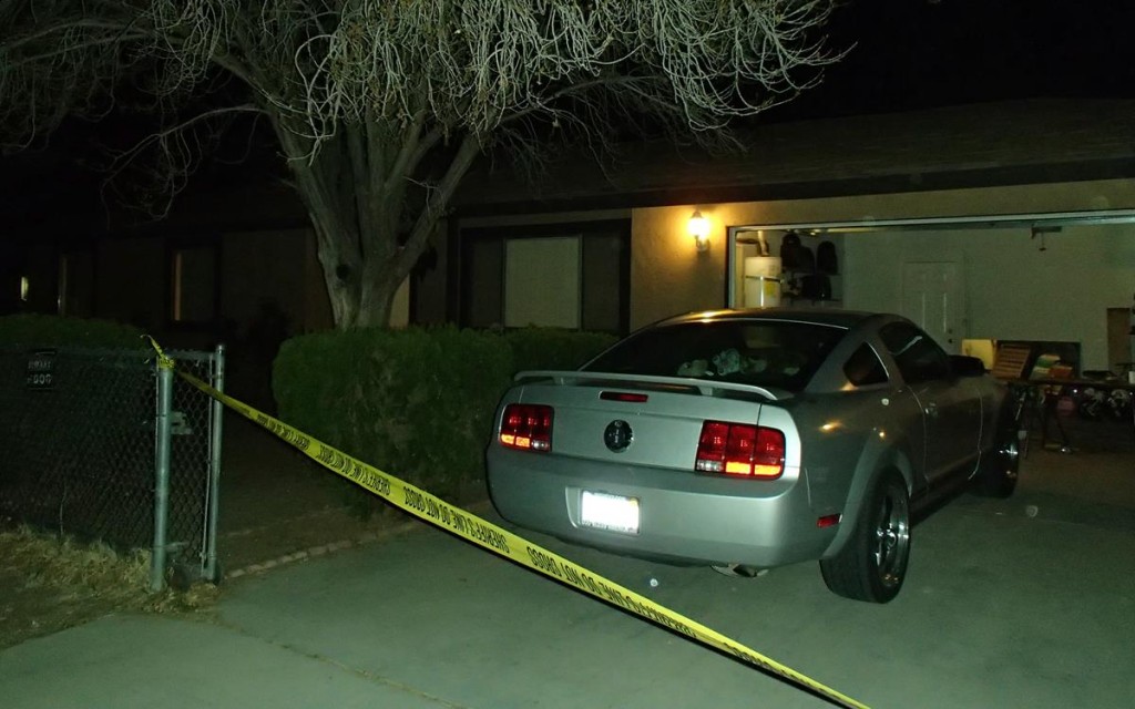 The fatal shooting happened at the victim's Lake Los Angeles home in the 38600 block of 159th Street East.