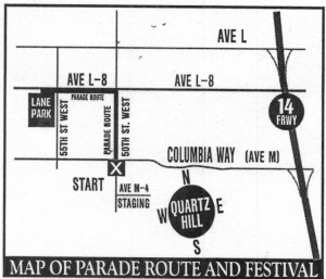 Parade route