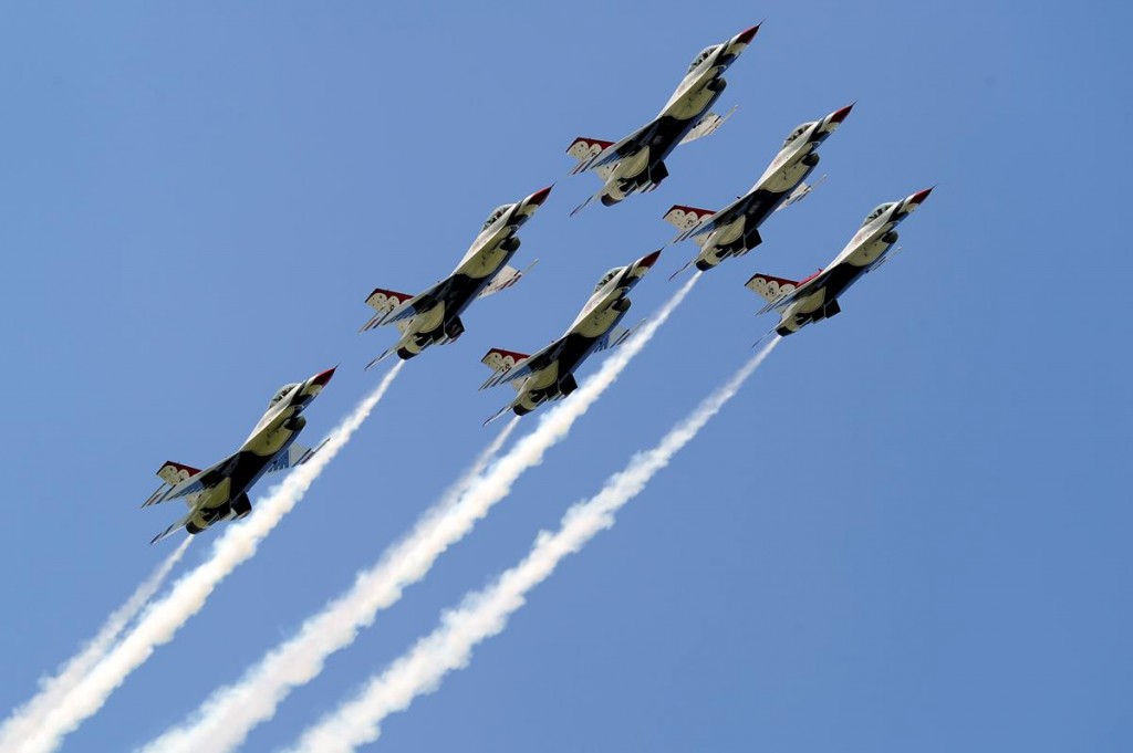 Cuts include cancellation of The USAF Thunderbirds shows. (U.S. Air Force photo/Staff Sgt Richard Rose Jr)