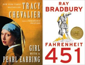 "Girl with a Pearl Earring" and "Fahrenheit 451" are two of the 30 books selected for this year's World Book Night. Both books will be featured at the local event at Hillview Middle School.